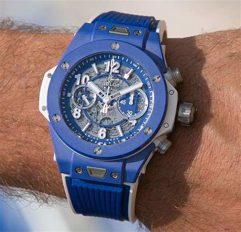 hublot big bang blue rubber strap|Hublot rubber band 182 68.